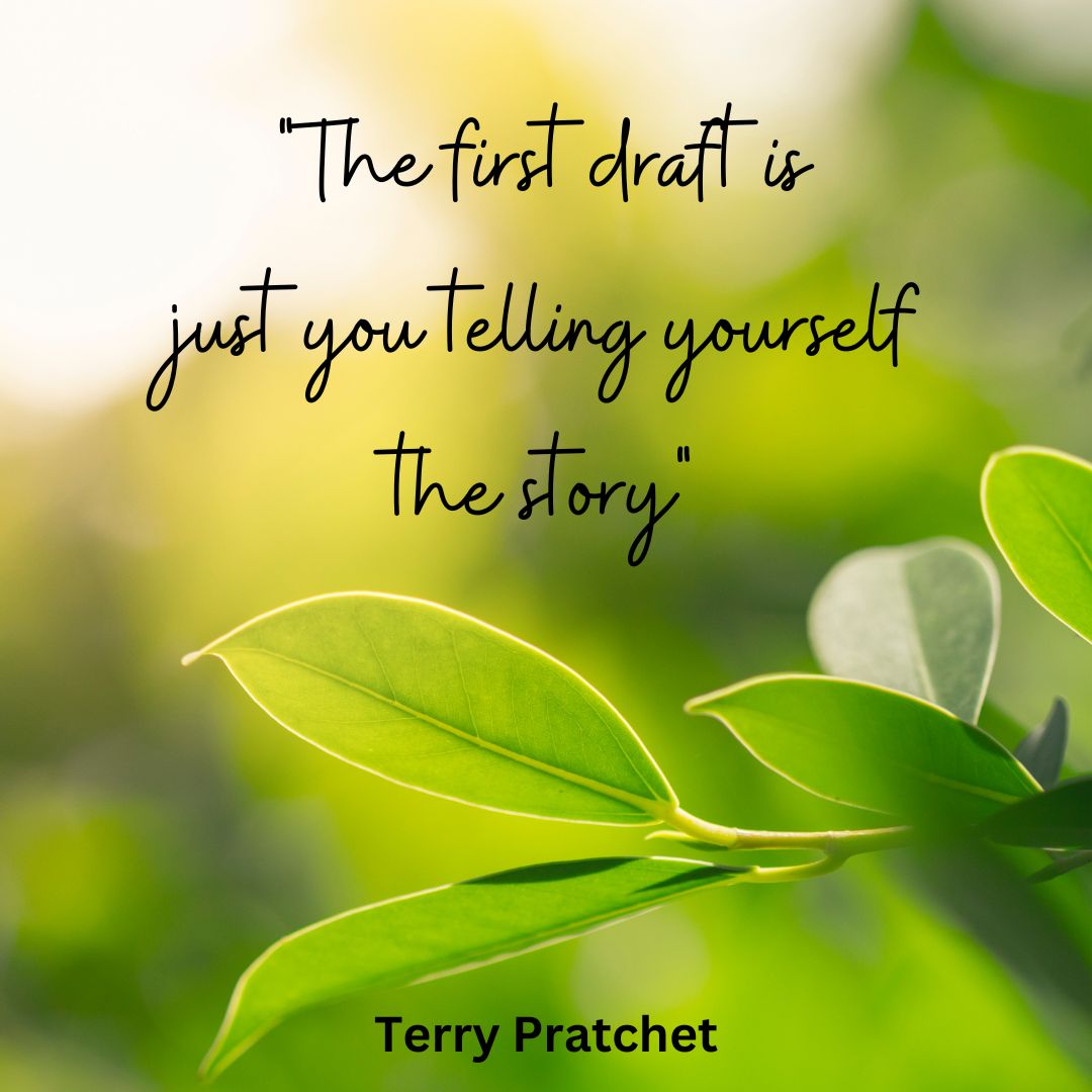 The first draft is just you telling yourself the story

 #authorslife #authorlife #authorquote #quotes #TerryPratchet

To see more quotes follow me at instagram.com/derekrking2/