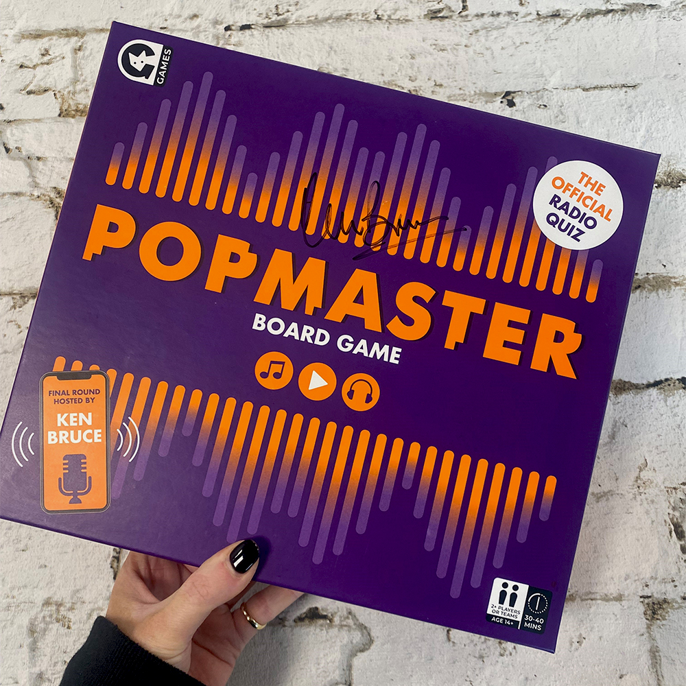 🚨 FLASH GIVEAWAY 🚨

We're giving away a SIGNED copy of the Official Popmaster Board Game, signed by the one and only
<a href="/RealKenBruce/">Ken Bruce</a>! 

To enter, simply FOLLOW us and RETWEET this tweet!  Good luck 🎉 T&amp;C's apply, UK Only, Ends 26/06/23 at 11:00am.  #popmaster #giveaway #win