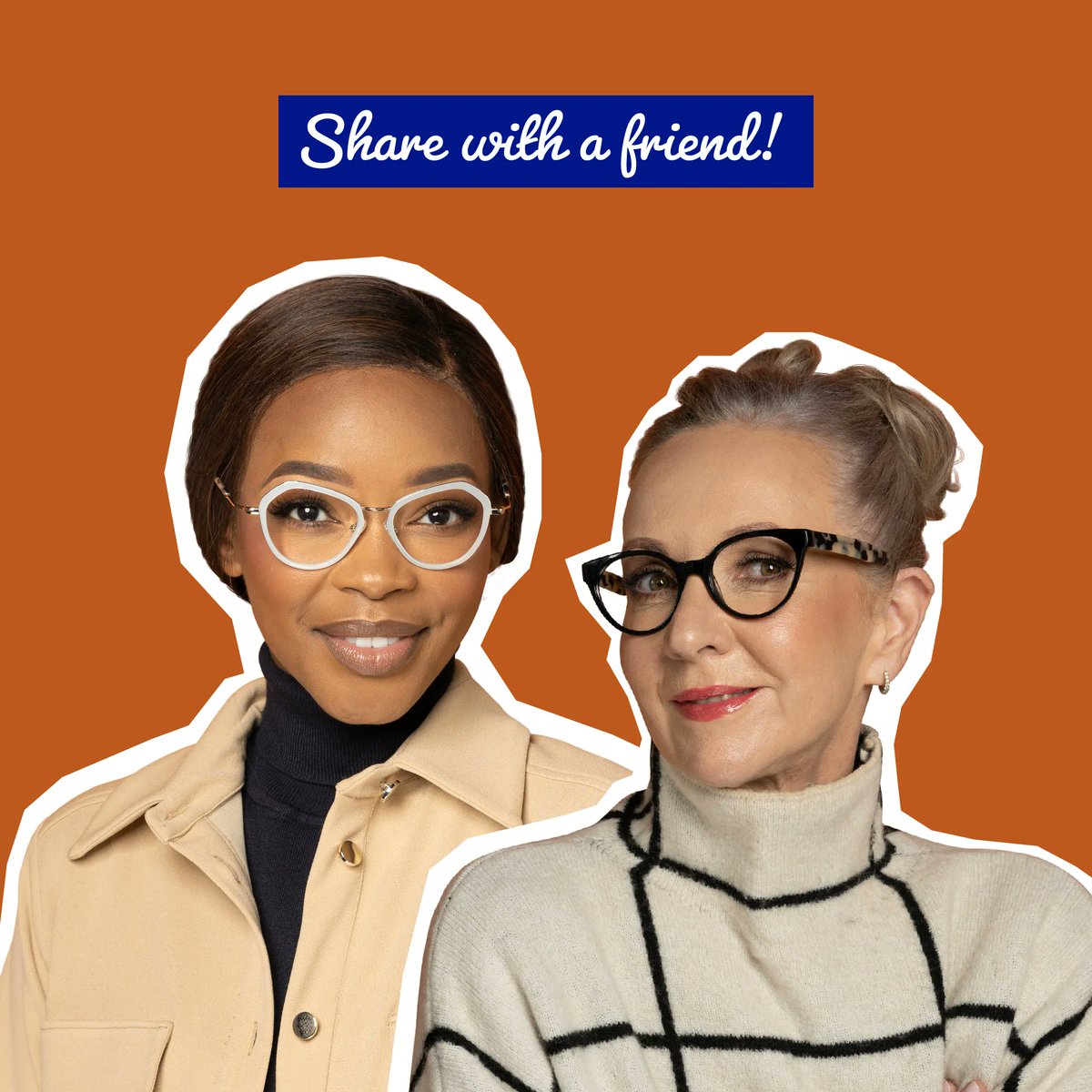 BaywestmallPE's tweet photo. Friendship goals at Torga!
From just R2710 or R1650 per person, you can share their amazing Buy 1 Get 1 FREE promotion with a friend.
Yes, you can go half-half with a friend! Promotion available on all single vision, bifocal and multifocal spectacles at #torgaoptical. https://t.co/ih6kvBQTBY