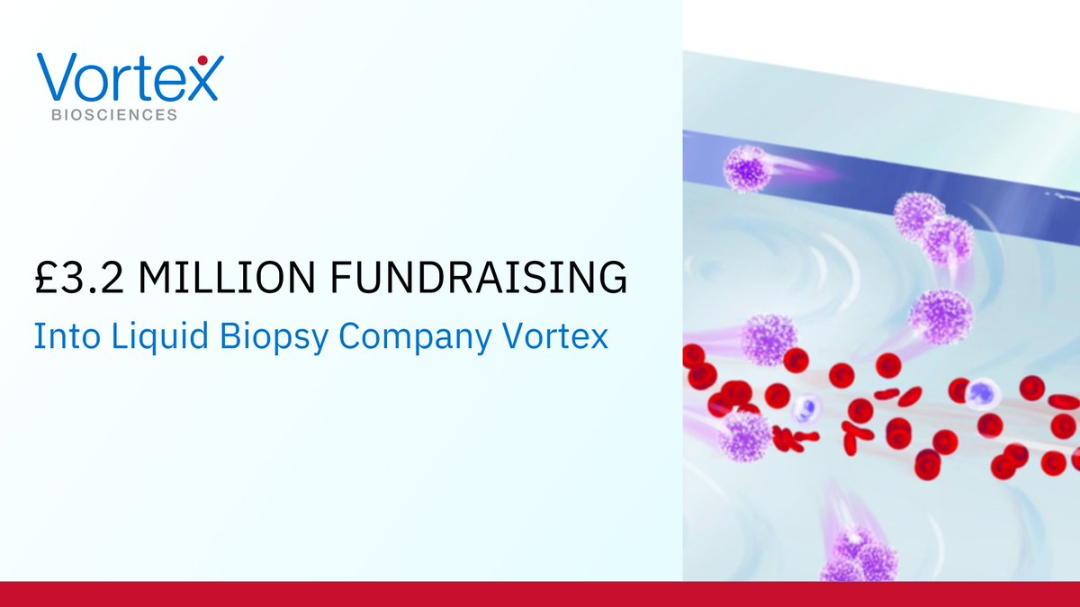Vortex (@vortexbiosci) on Twitter photo Vortex is delighted to announce the completion of a £3.2 million investment round, led by <a href="/EMVCapital/">EMV Capital plc</a>, to support its next phase of growth.
Learn more ➡️lnkd.in/d4SX4jq5 Vortex is delighted to announce the completion of a £3.2 million investment round, led by <a href="/EMVCapital/">EMV Capital plc</a>, to support its next phase of growth.
Learn more ➡️lnkd.in/d4SX4jq5