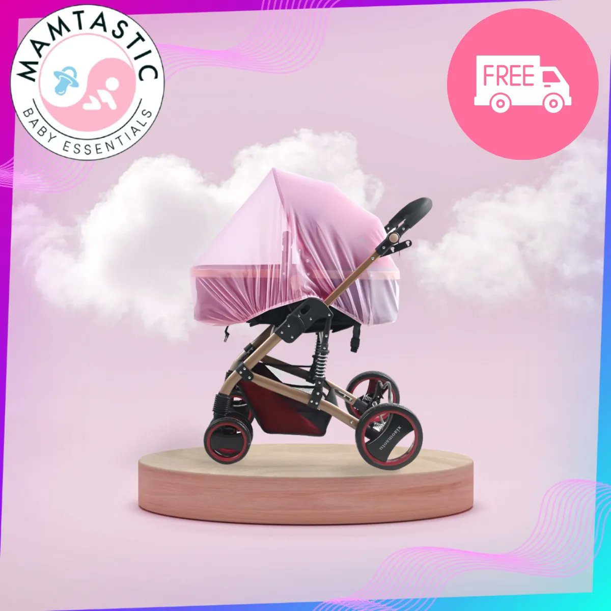 mamtasticuk's tweet image. 🦟 Keep pesky bugs at bay with the Universal Stroller Fly Mosquito Net from Mamtastic! This essential accessory provides a protective shield for your baby against mosquitoes and other insects during stroller rides. #StrollerMosquitoNet
