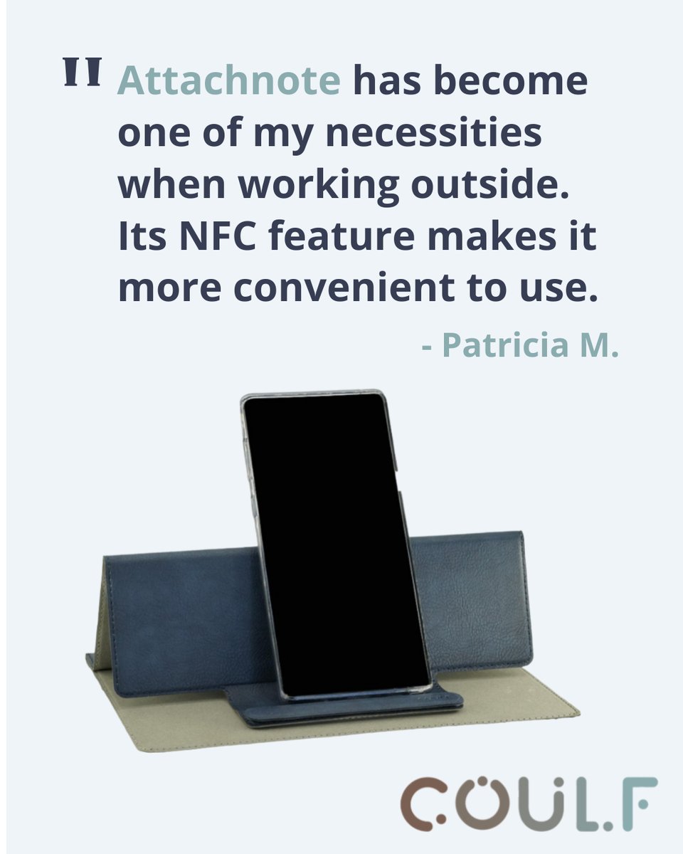 💡 𝗪𝗵𝗮𝘁 𝗣𝗲𝗼𝗽𝗹𝗲 𝗦𝗮𝘆 𝗮𝗯𝗼𝘂𝘁 𝗖𝗼𝘂𝗹𝗳 𝗔𝘁𝘁𝗮𝗰𝗵𝗡𝗼𝘁𝗲 🗨️
Check out this review from one of our Kickstarter backers!

Share with us your wonderful experience with Coulf! 

#attachnote #Coulf