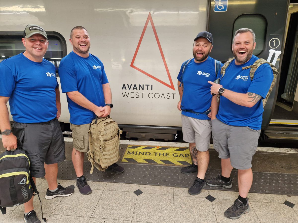 MovingForces's tweet image. On the train back to Manchester following our walk from 🇩🇪 retracing WW1 POWs journey home. Thanks for the tickets @AvantiWestCoast even saw @GNev2 would love a pic ⚽️