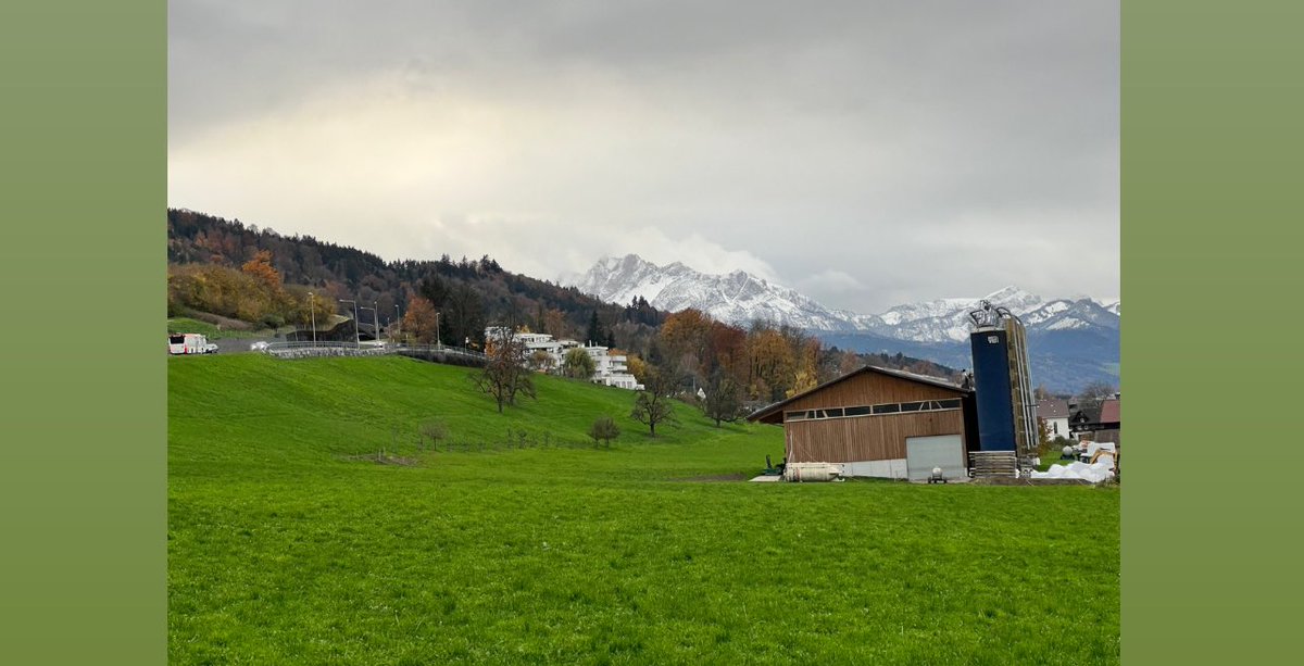 The Dierikon Village and Pilatus from Lucern,Switzerland🇨🇭