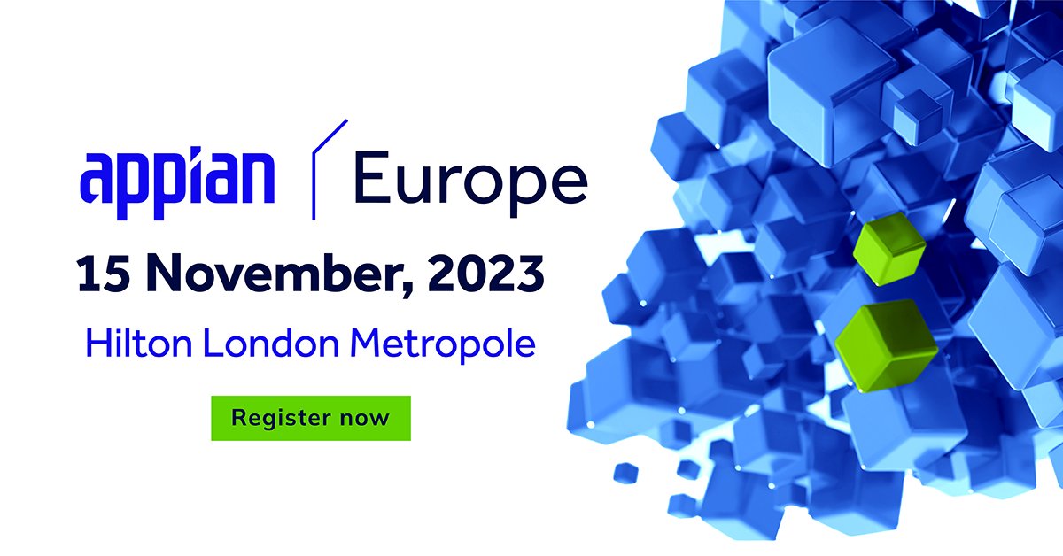One size doesn't fit all, so we provide a framework for organisations to map out their future.

🙌 Join us at #AppianEurope to learn from the movers and shakers in your industry how you could up your business game with #GenerativeAI and #ProcessAutomation: ap.pn/2XkI0HT