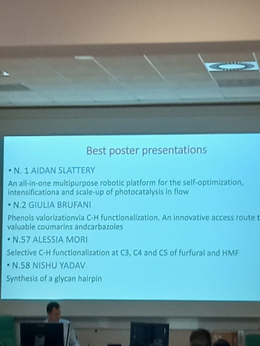 Noel Research Group (@noelgroupuva) on Twitter photo Our <a href="/AidanSlattery3/">Aidan Slattery</a> won one of the poster awards <a href="/CorbellaISOS/">ISOS Corbella - Summer School on Organic Synthesis</a> with his #Robochem research! Way to go Aidan 🥂 Our <a href="/AidanSlattery3/">Aidan Slattery</a> won one of the poster awards <a href="/CorbellaISOS/">ISOS Corbella - Summer School on Organic Synthesis</a> with his #Robochem research! Way to go Aidan 🥂