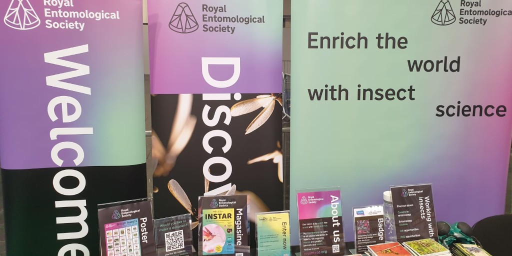 RoyEntSoc's tweet photo. Last day at #BigBangFair @necbirmingham - Be sure to chat with our team, hold some insects &amp; celebrate #InsectWeek23 🦋🐝🪳

Learning Resources: https://t.co/LKfbkFoe03

@BigBangUKSTEM @FranciscaSconce @darwintreelife @Liam_M_Crowley @pickeletto @HarperAdamsUni #InsectWeek https://t.co/ZrBAZsin8Q