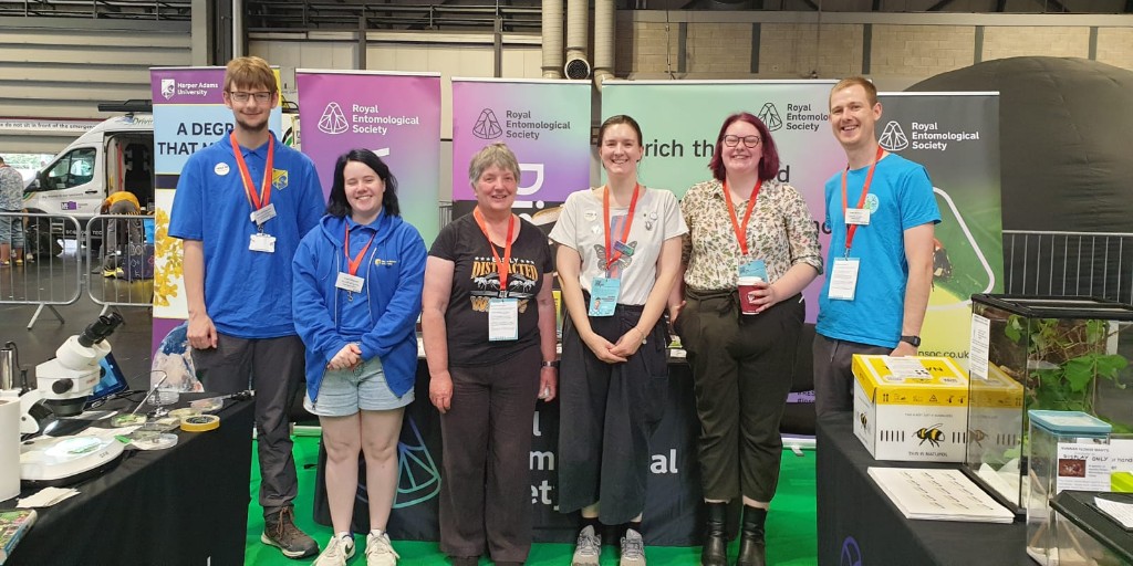 RoyEntSoc's tweet photo. Last day at #BigBangFair @necbirmingham - Be sure to chat with our team, hold some insects &amp; celebrate #InsectWeek23 🦋🐝🪳

Learning Resources: https://t.co/LKfbkFoe03

@BigBangUKSTEM @FranciscaSconce @darwintreelife @Liam_M_Crowley @pickeletto @HarperAdamsUni #InsectWeek https://t.co/ZrBAZsin8Q