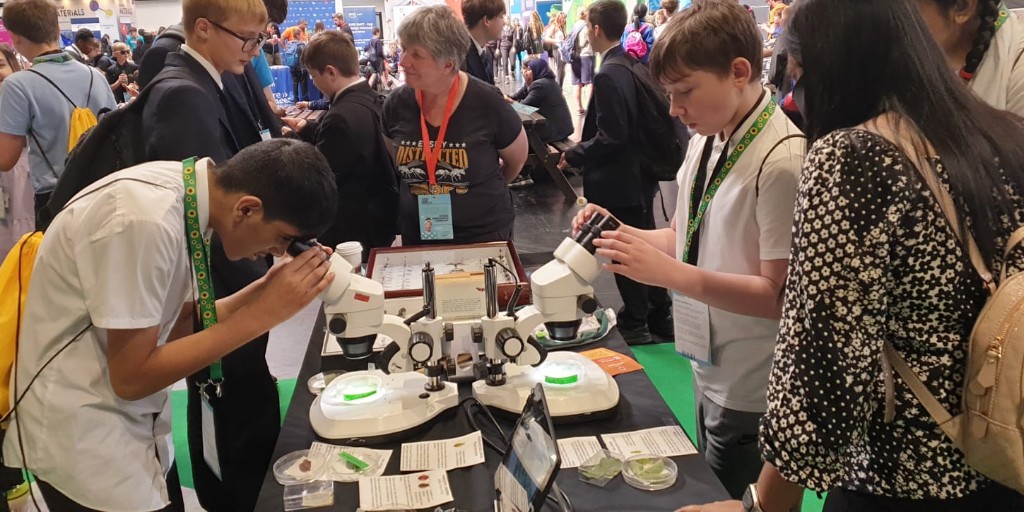 RoyEntSoc's tweet photo. Last day at #BigBangFair @necbirmingham - Be sure to chat with our team, hold some insects &amp; celebrate #InsectWeek23 🦋🐝🪳

Learning Resources: https://t.co/LKfbkFoe03

@BigBangUKSTEM @FranciscaSconce @darwintreelife @Liam_M_Crowley @pickeletto @HarperAdamsUni #InsectWeek https://t.co/ZrBAZsin8Q