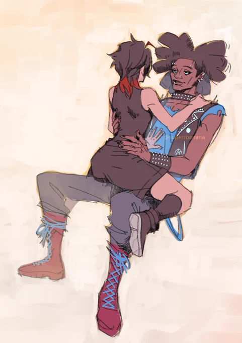 he's so tall and for what? for me to climb on top of him? #SpiderVerse #SpiderManAcrossTheSpiderVerse #SpiderMan #HobieBrown #hobiebrownfanart #spidermanfanart #spidermanart #multiverse #fanart