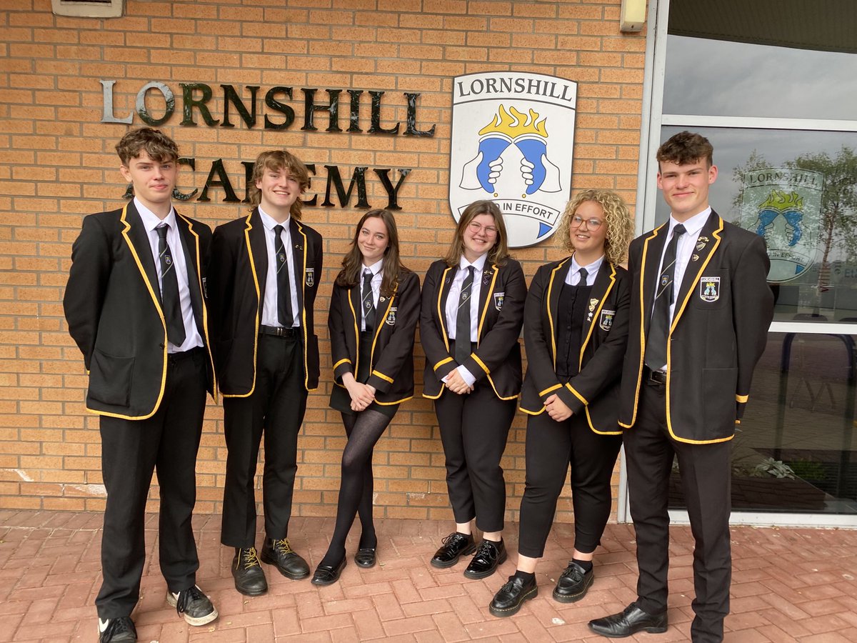 Lornshill Academy new Top Team. So looking forward to working with this great group next year! Daniel Quinn, Alistair Carrigan, Poppy Ward, Keeley Francis, Ella Henderson &amp; Robb Ferguson!
