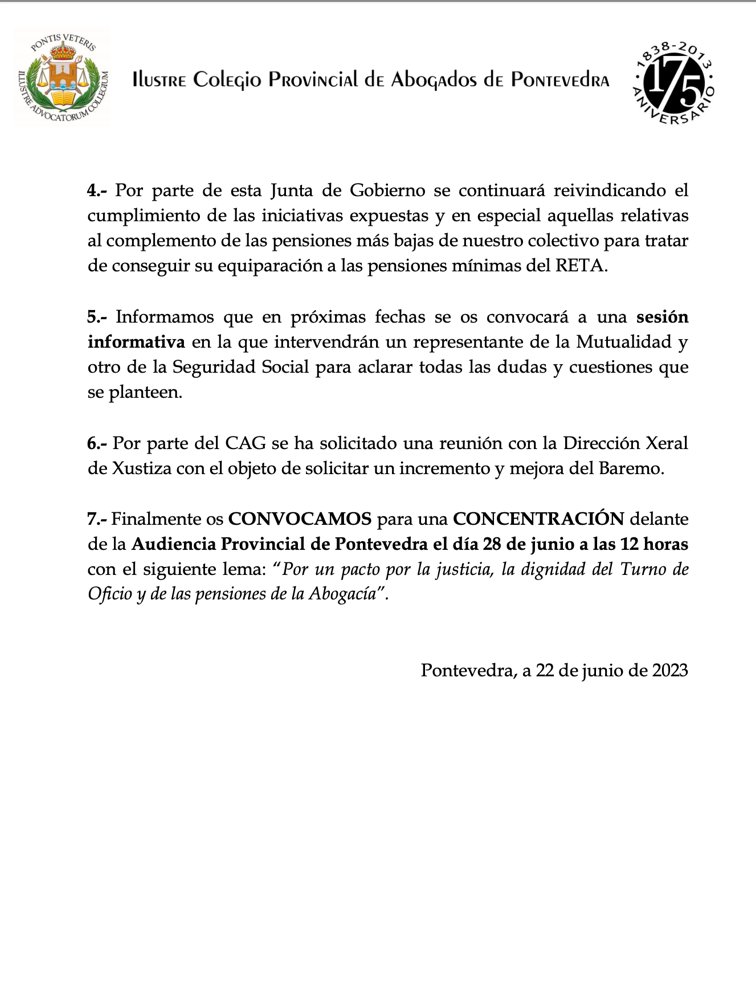 icapontevedra's tweet photo. Informamos sobre las iniciativas propuestas por la Junta de Gobierno del Colegio, sobre los acuerdos adoptados en el pleno del @Abogacia_es  y en la Asamblea General de la Mutualidad, así como de las iniciativas del @Avogacia 

Abrimos Hilo 👇 https://t.co/pgxjIcdG8a