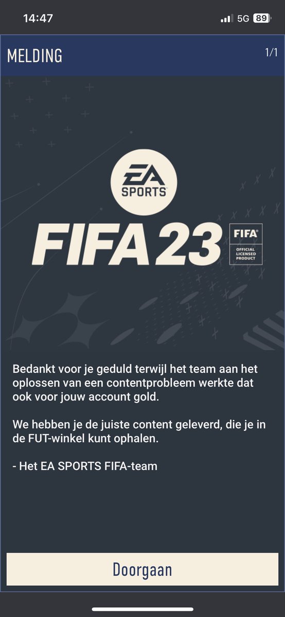 wallet2107's tweet photo. @EAFIFADirect What about the 5 tots cbs? I dit it 5 times and i still get my compensation? Knows someone when this come(ps5) https://t.co/hEiMe6K408