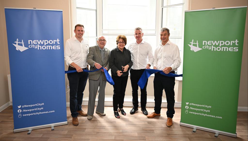 We’re opening the first phase of new homes at Griffin Island in the city centre today. Thanks to partners and local community groups for working together to deliver these much needed apartments, both social and private rent #housing #newport <a href="/lyndamsagona/">lynda sagona</a> <a href="/MVRSOLUTIONSLTD/">MVR Solutions Ltd.</a>