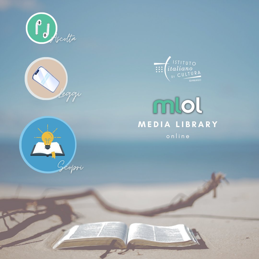 iicedimburgo's tweet photo. Become a member of the #ItalianInstitute this summer to access our online library and enjoy complimentary ๐ฎ๐น #ebooks & #newspapers from around the ๐ on @M_L_O_L
๐งiicedimburgo @ esteri . it
Browse #MLOL ๐https://t.co/DJifohNiC2 https://t.co/LhS16ve9ps