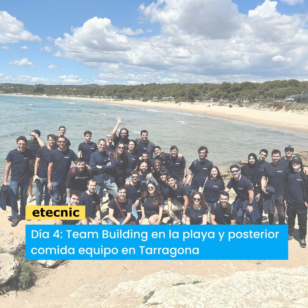 etecnic's tweet photo. Resumen Etecnic week. 
La increíble semana de conocimiento, talento y teambuilding. 
Las 45 personas de @etecnic y @EVcharge_net, que suelen estar por España y en el extranjero, se dieron cita para vivir la magnifica experiencia crecer como persona, grupo y sobre todo equipo. https://t.co/nzKauGQKuT