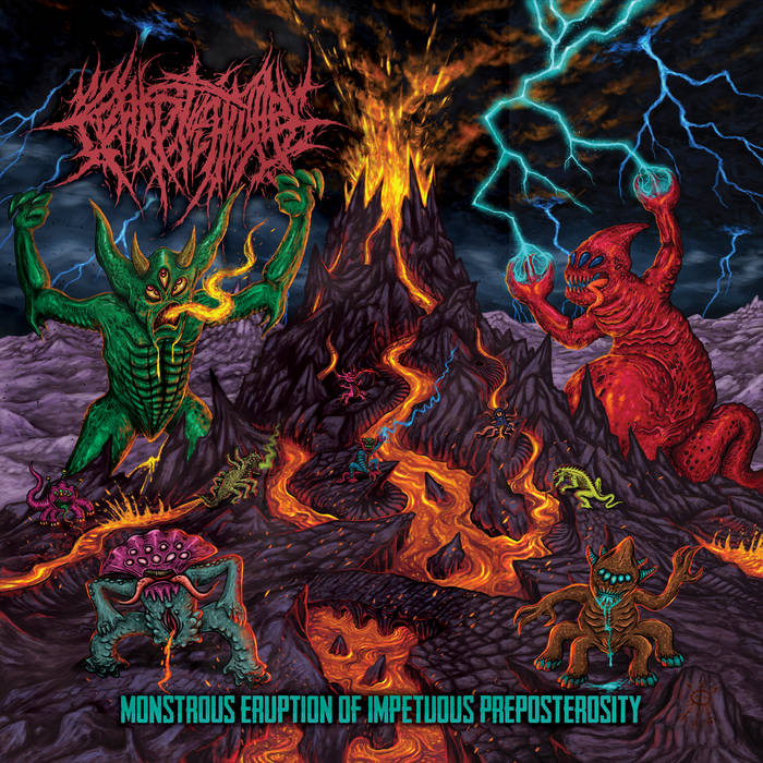 A confetti cannon of slamming brutal death metal depravity, colourful riffs and some of the most deranged vocals you'll hear all year rain down in sheer lunacy. Song titles and artwork are fittingly ridiculous 🎉 Crepitation - Monstrous Eruption of Impetuous Preposterosity 🇬🇧