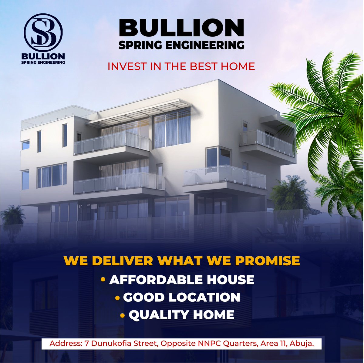 We deliver what we promise.

#home #RealEstate #realestateagent #trending #housing #realestate #realtor #realestateagent #buy #bullionspring #location #abuja #abujabusiness #nft #nftart #trendingnow #trendingreels