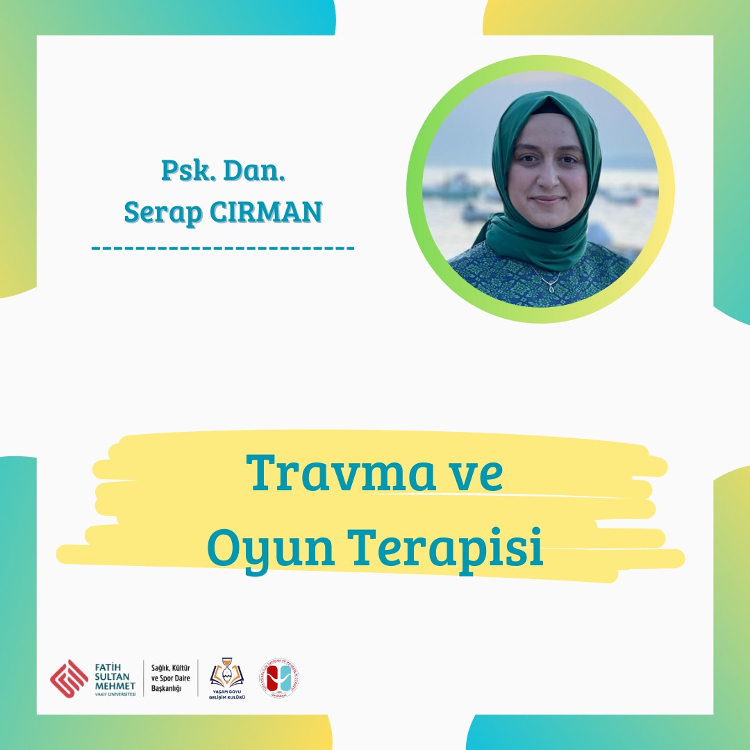 FsmvuYGK's tweet photo. Psikolojik Danışman Serap CIRMAN Hocamızı daha yakından tanıyalım.✨ 
25 Haziran Pazar Günü Saat 12:40'da hocamız "Travma ve Oyun Terapisi" konusu ile bizimle olacak.🩵

📍Katılım için: https://t.co/lX1zJ3cjTD

@fsmvu
@fsmvusks https://t.co/hleTcHWVmm