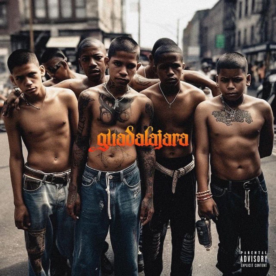 booska_p's tweet image. 🎨 ALONZO vient de dévoiler son single &apos;Guadalajara&apos; avec une cover faites par une IA. 

Que pensez-vous de l’intégration des intelligences artificielles au processus créatif ?