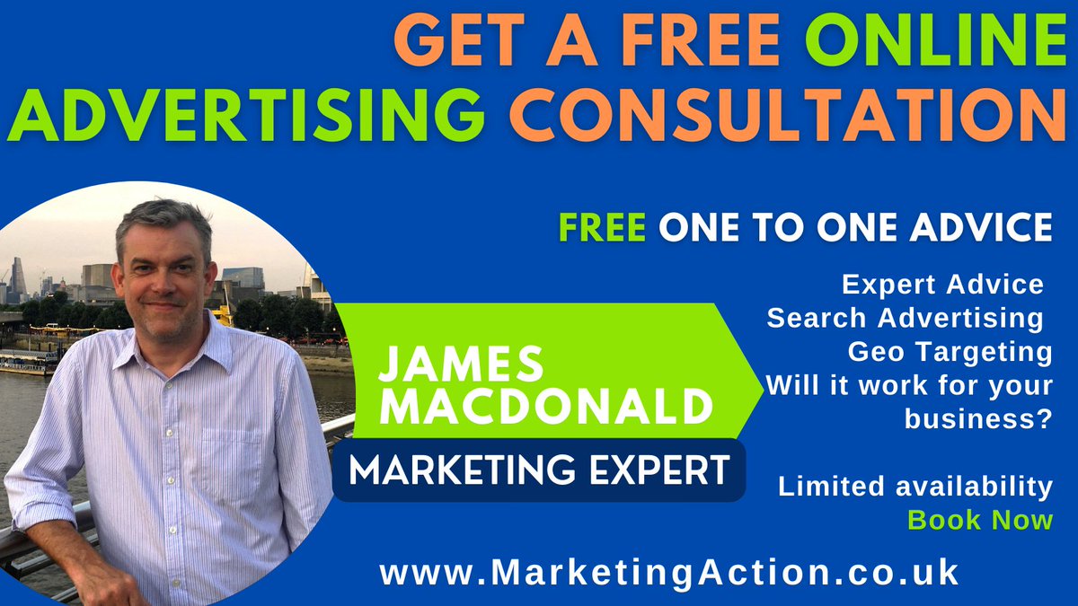 Are you unsure about where to start with your online advertising? Our marketing expert can guide you through the process with a FREE consultation, and help you achieve your marketing goals. 

Sign up for your FREE 121!
marketingaction.co.uk/expertconsulta…

#onlineadvertising #consultation