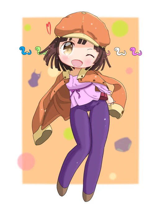 1年以上前に描いた物と最近の撫子ちゃん～(=゜ω゜)ノウニャンコ今の絵は随分と幼い感じだなぁ～(ノシ'ω')ノシッポバンバン!#物語シリーズ #千石撫子 