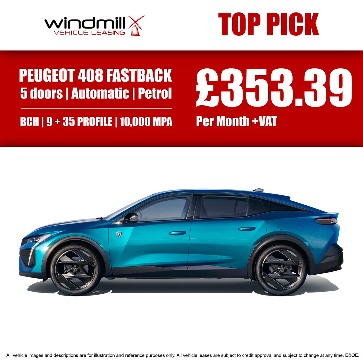WindmillLeasing's tweet image. Order your brand new Peugeot 408 for only £353.39 today! 

⚫ Business Contract Hire
⚫ 3 + 35 profile
⚫ 10,000 mpa

Call 01527 571610 to speak to one of the team