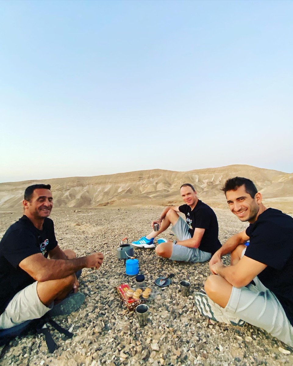 chrisfroome's tweet photo. Not where I expected to be but having a great time nevertheless 😁👍 @IsraelTourism https://t.co/U4Tu5MQkbC