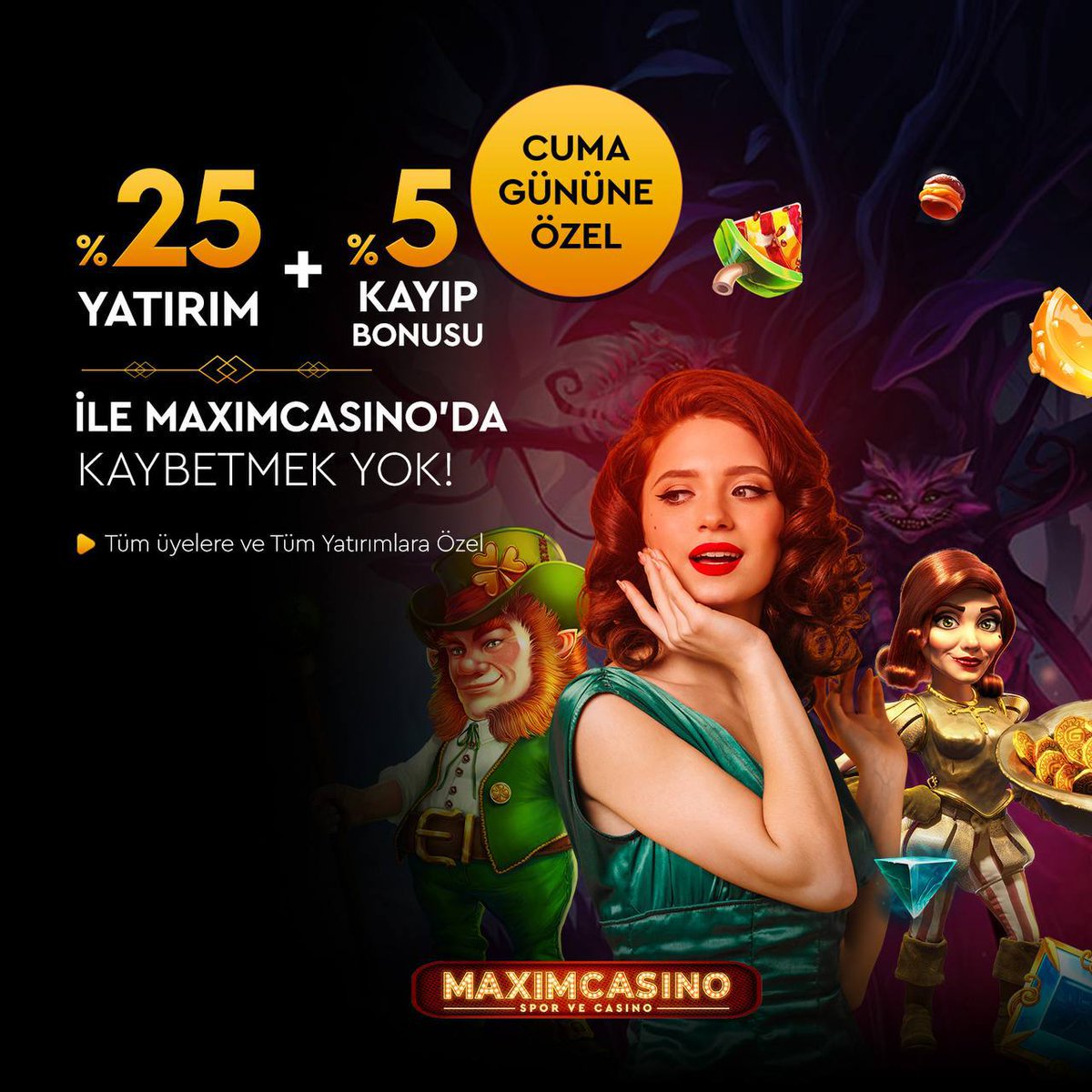 Maximsosyal's tweet photo. MAXİMCASİNO'DA GÜNE ÖZEL !!!

%2️⃣5️⃣       ➕      %5️⃣

✨#MaximCasino’da CUMA  Bonusu!
🎁 %25 Yatırım Bonusu
➕
🎁%5  Kayıp Bonusu

🏐En avantajlı bonuslar,geniş casino yelpazesi ➕ arttırılmış oranlar ve zengin bahis marketi ile farkı hemen hisset!

🔍 https://t.co/I0VFs8YUuR https://t.co/fB1WAIrg4q