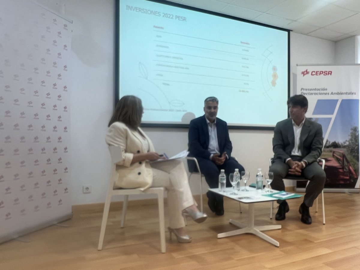 Un placer contar en nuestra casa, el #EdificioIDi del Campus Tecnologico de Algeciras <a href="/FCTAlgeciras/">Fundación Campus Tecnológico de Algeciras</a> con la Presentación de las Declaraciones Ambientales de ⁦<a href="/Cepsa_ES/">María Hernández</a>⁩