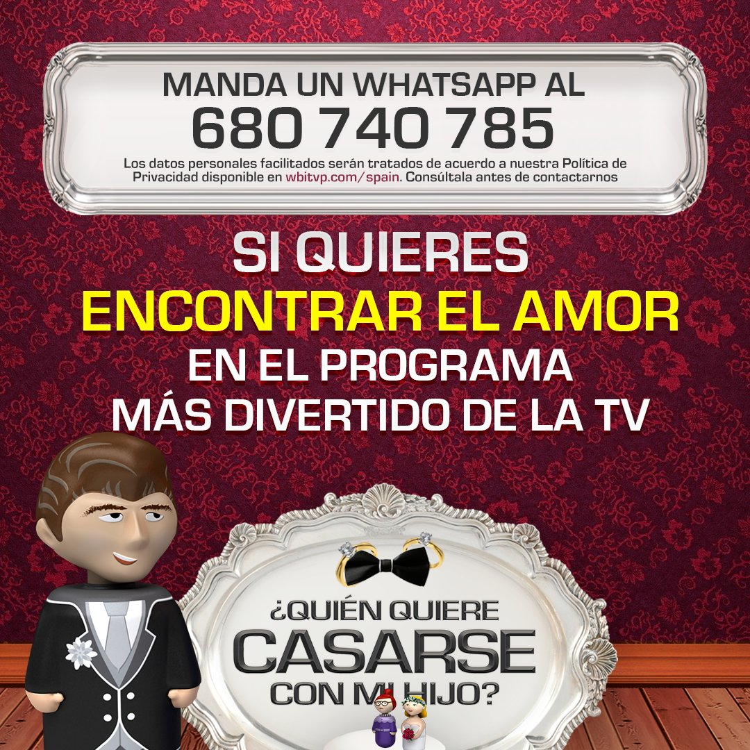 qqccmh's tweet photo. Queridos hijos de España, ¿estáis dispuestos a dejaros aconsejar por vuestras madres? ❤️

📺 Apúntate al casting de la sexta temporada de #QuiénQuiereCasarseConMiHijo 👇 https://t.co/6WEHHtxXFB https://t.co/VKmeTzcl5O
