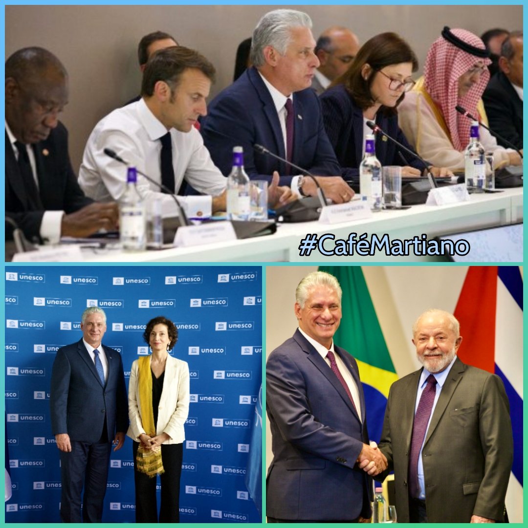 Buenos días 🇨🇺 #CaféMartiano
El mensaje es claro, preservar la vida!
#NuevoPactoFinanciero

"Actuemos con sentido de especie en peligro de extinción.  Actuemos con sentido de humanidad". <a href="/DiazCanelB/">Miguel Díaz-Canel Bermúdez</a> 

✍️"El egoísmo es la mancha del mundo, y el desinterés su sol".

#Cuba