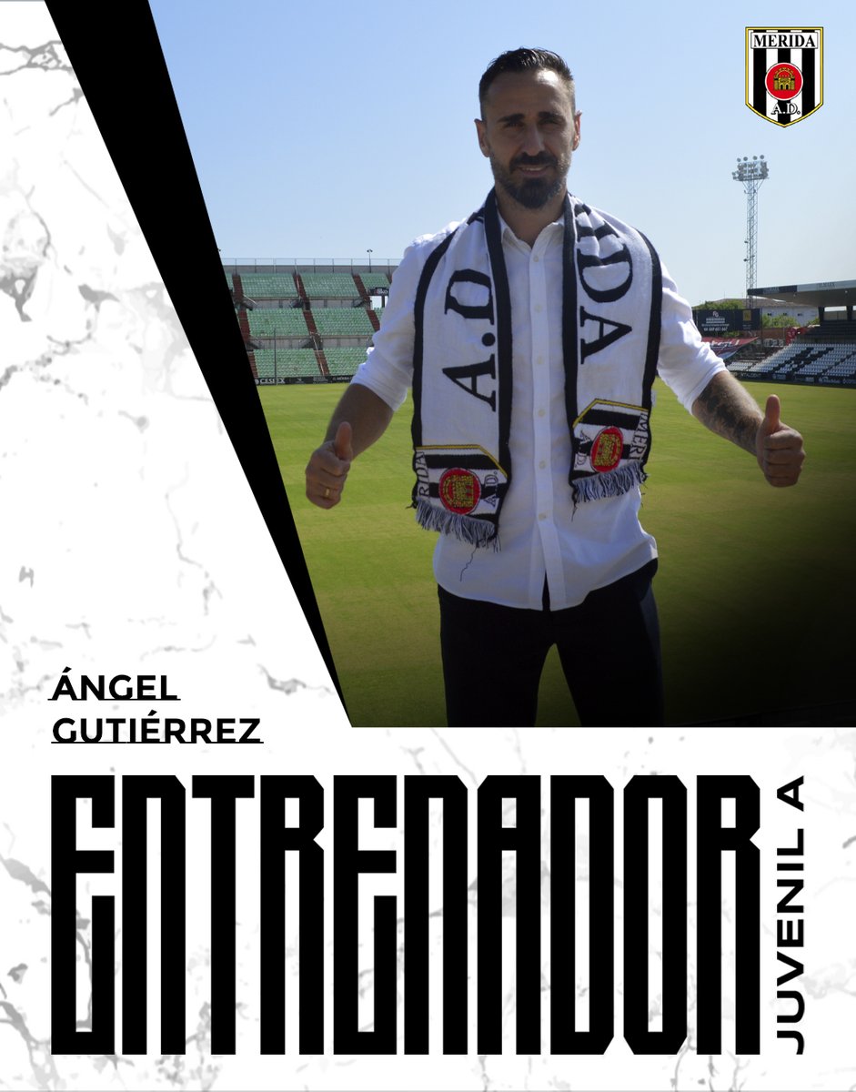 ✅ 𝐎𝐅𝐈𝐂𝐈𝐀𝐋 ||

📝 𝗔́𝗻𝗴𝗲𝗹 𝗚𝘂𝘁𝗶𝗲́𝗿𝗿𝗲𝘇 se convierte en el nuevo entrenador del #JuvenilA para afrontar nuestra aventura en División de Honor

⚪️⚫️ Bienvenido de nuevo a tu casa, míster. Tus éxitos serán los nuestros