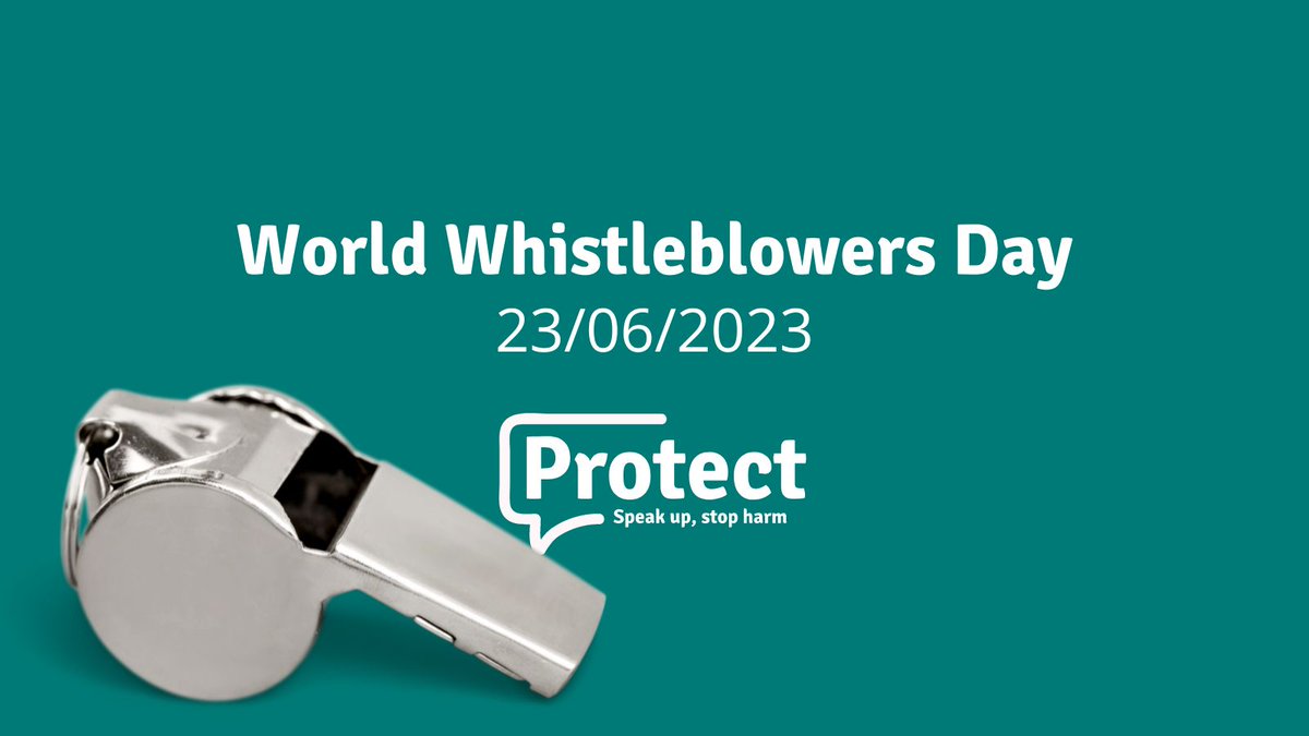 Happy #WorldWhistleblowersDay! A perfect opportunity to celebrate how important and useful #whistleblowing is, to detect risks, prevent catastrophes and improve systems. 

#SpeakUp #StopHarm