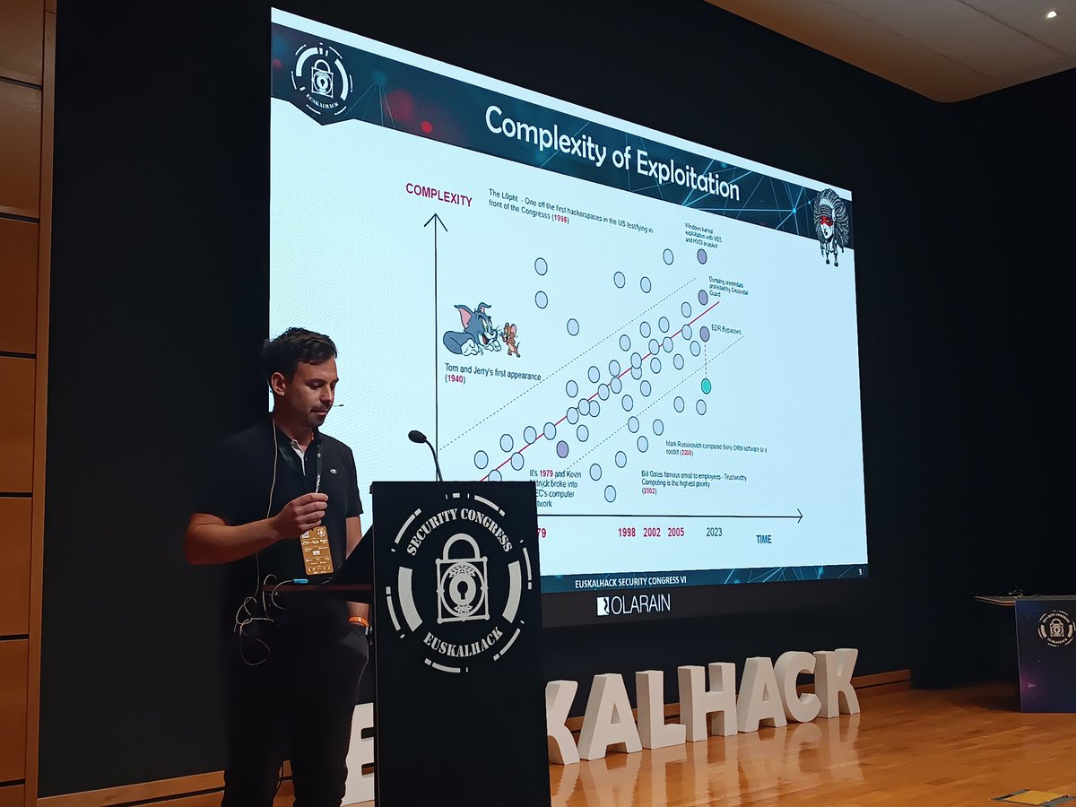 En la fascinante ponencia de Danijel Grah “Modern Attacks against Modern Solutions”, aprenderemos cómo eludir soluciones de seguridad modernas y profundizaremos en la seguridad informática #Kernel #WindowsVBS #ofensivesec @r4shimo