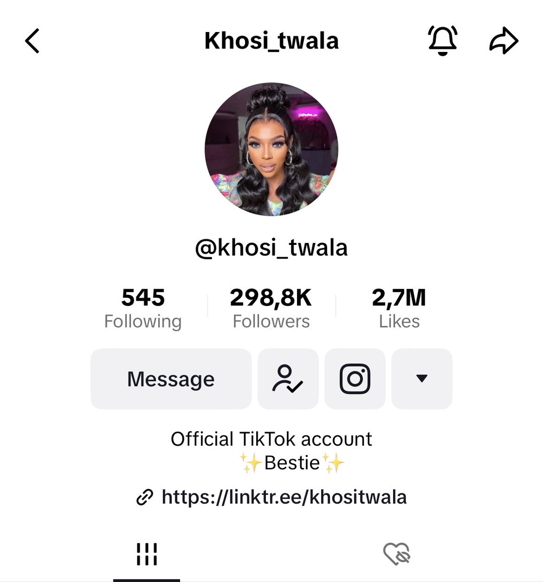 Don’t forget to follow the big Titan on social media 

▪️YouTube 18k subs road to 20k
▪️Twitter 45k road to 50k
▪️Instagram 467k road to 500k
▪️TikTok 298.8k road to 300k

THANK YOU NIGERIA X GHANA 
WELCOME HOME KHOSI TWALA 
#KhosiTwala

#BBTitans