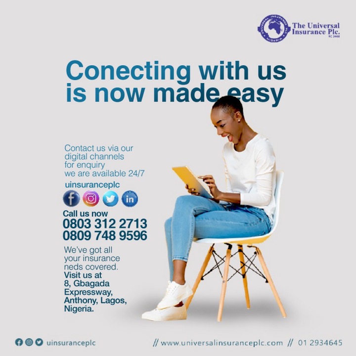 uinsuranceplc's tweet photo. We are waiting for you ... Slide into our DM now,
https://t.co/6gGF2mQtRd
#universalInsuranceplc https://t.co/XTO8MM5Jn4