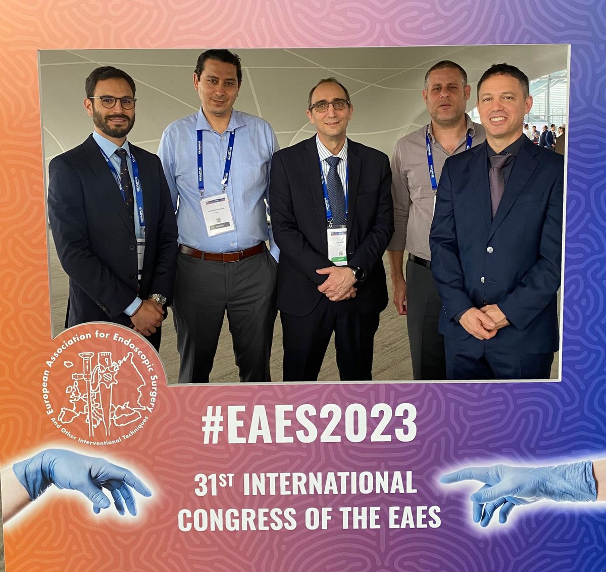 Gadi Marom (@gadimarom) on Twitter photo The team from <a href="/GenSurgHadassah/">Hadassah Ein Kerem General Surgery</a> at #eaes2023. Great talks by our team- <a href="/MintzYoav/">Yoav Mintz</a>, <a href="/DrSzydlo/">Gabriel Szydlo Shein</a>, Samer Abu Salem, Ram Elazary, Mahmoud Abu Gazala. A lot of fun and great academic discussions. The team from <a href="/GenSurgHadassah/">Hadassah Ein Kerem General Surgery</a> at #eaes2023. Great talks by our team- <a href="/MintzYoav/">Yoav Mintz</a>, <a href="/DrSzydlo/">Gabriel Szydlo Shein</a>, Samer Abu Salem, Ram Elazary, Mahmoud Abu Gazala. A lot of fun and great academic discussions.