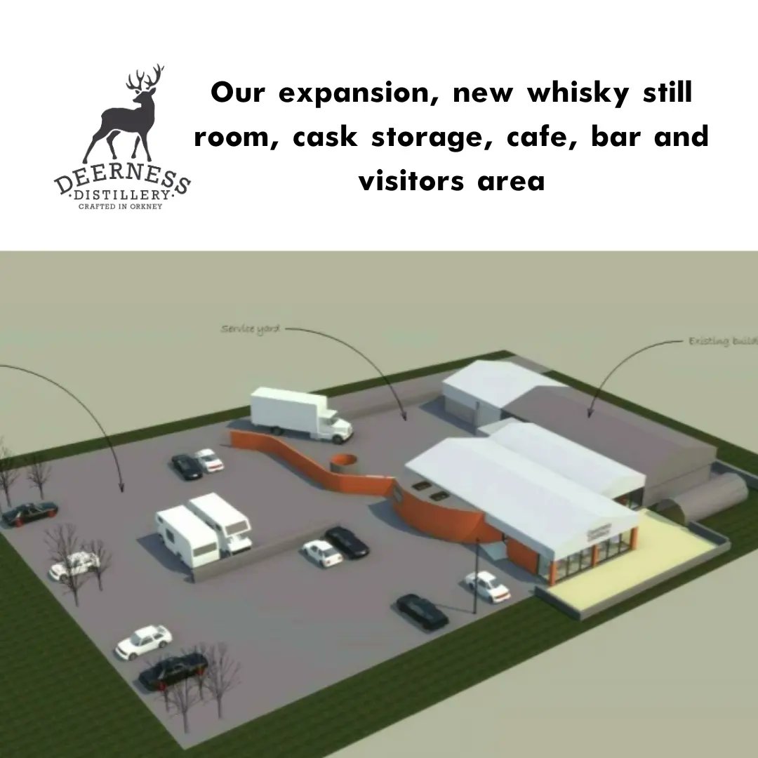 Expansion News - First spade in the ground for our exciting whisky, cafe, visitors area, and cask storage 🎉 commencing site preparation today 😀 

#orkney #visitorkney #visitscotland #whisky #cafe #whiskey #scotchwhisky #whiskylover #distillery #distillerytour #distilling