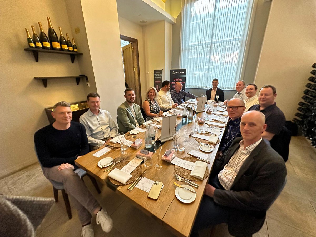 ClaimTechnology's tweet image. Cheers to claims 🥂.

Thank you to our co-hosts @FiveSigmaClaims and all who attended our Champagne Masterclass event last night. 

Stay tuned for our next event 🍾