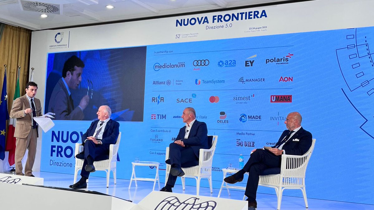 GI Confindustria (@giconfindustria) on Twitter photo Idrogeno sfida futura: quali sono i principali progetti e le prospettive per l’Italia?
Lo chiediamo ad Alberto Dossi, Presidente <a href="/GruppoSapio/">Gruppo Sapio</a> a #Rapallo23 Idrogeno sfida futura: quali sono i principali progetti e le prospettive per l’Italia?
Lo chiediamo ad Alberto Dossi, Presidente <a href="/GruppoSapio/">Gruppo Sapio</a> a #Rapallo23