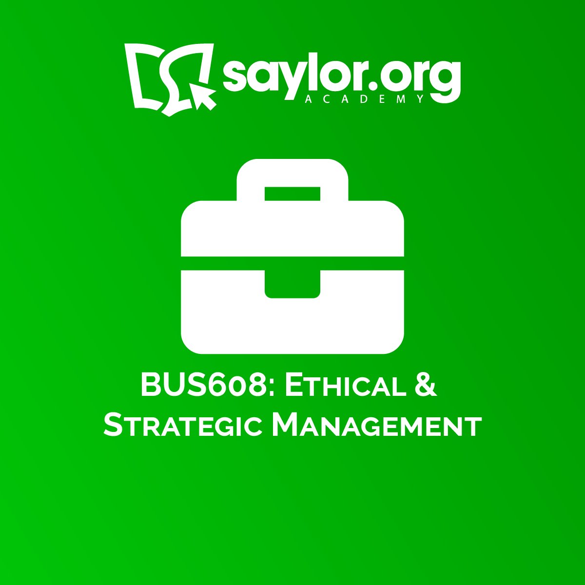 saylordotorg's tweet image. ⚡New course alert!⚡Our new, grad level "Ethical &amp;amp; Strategic Management" course will give you tools to assess ethical models, make strategic decisions &amp;amp; create an organizational culture to implement those decisions. All courses &amp;amp; certificates are free! 
 buff.ly/42WjEAg
