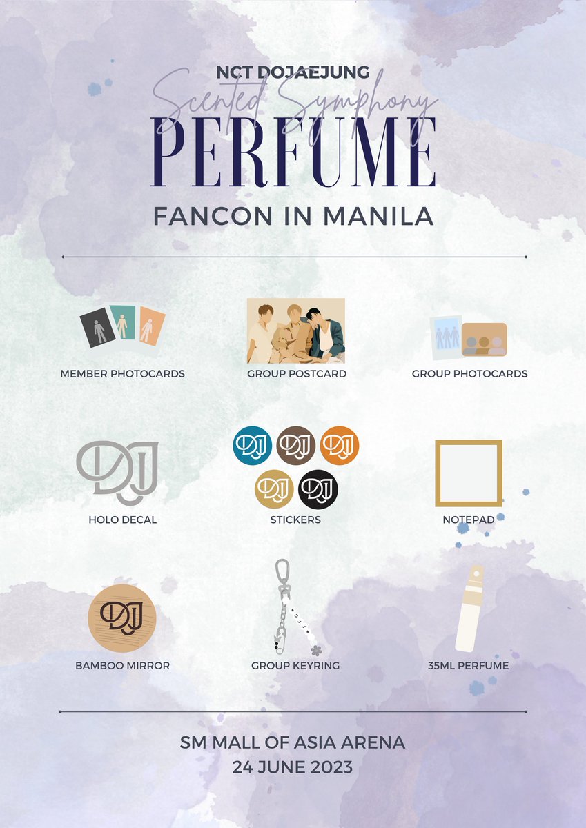 ✨️ nct dojaejung : scented symphony perfume fancon in manila ✨️

hello!

i'll be giving away some freebies tomorrow 😊 just approach me to claim, strictly 1:1 🥺 

pls help rt tysm po and see you! 💙🩵

#NCTDoJaeJung_Manila #DJJ_PerfumesManila