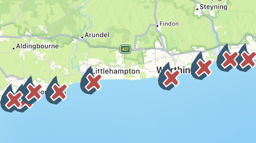 <a href="/SouthernWater/">Southern Water</a> If you stopped dumping #sewage in the sea maybe people wouldn’t need to use paddling pools! #DirtyWater