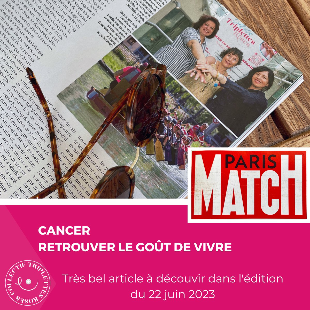 📌 Découvrez dans Paris Match un très bel !
#EnsembleToutEstPossible
💖 Toute notre reconnaissance au Pr Jean-Philippe SPANO.
🙏🏼  Merci à <a href="/Paris/">Paris</a> Match et en particulier à 🙏🏼  Karen ISERE ainsi qu’à 🙏🏼  Virginie CLAVIERES