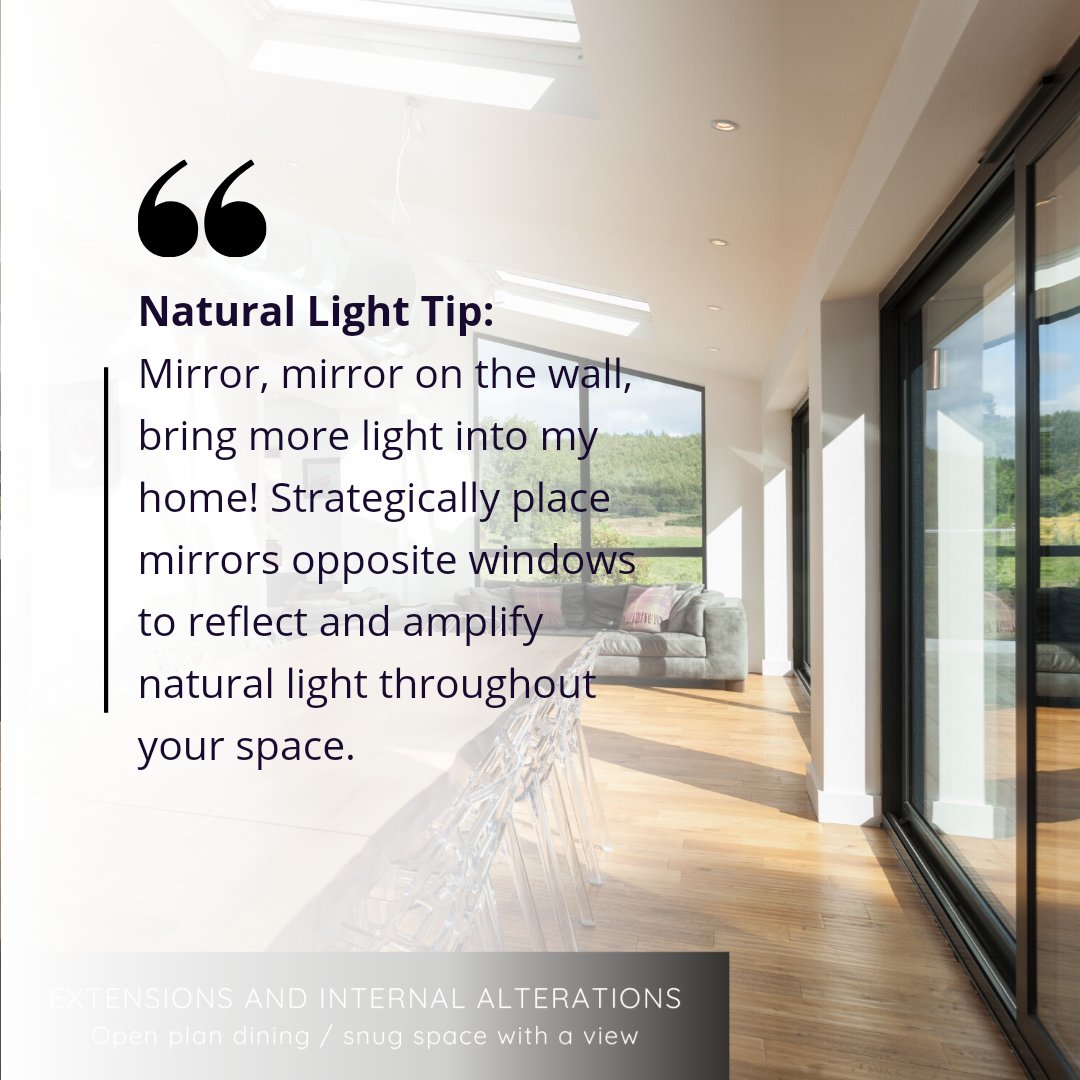 A natural light tip for all #homerenovators