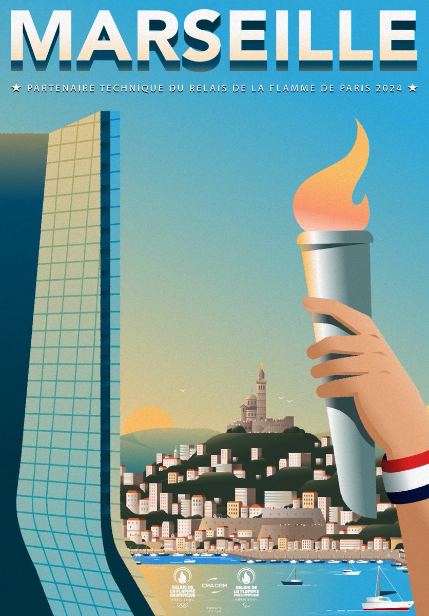 Fiers d'accueillir la Flamme Olympique à #Marseille, le phare de #Paris2024, dans moins d’un an! 🎉🔥 

En tant que Partenaire Technique du Relais de la Flamme de Paris 2024, nous sommes honorés d'embarquer pour ce voyage symbolisant notre engagement pour notre ville. 🌍🏅