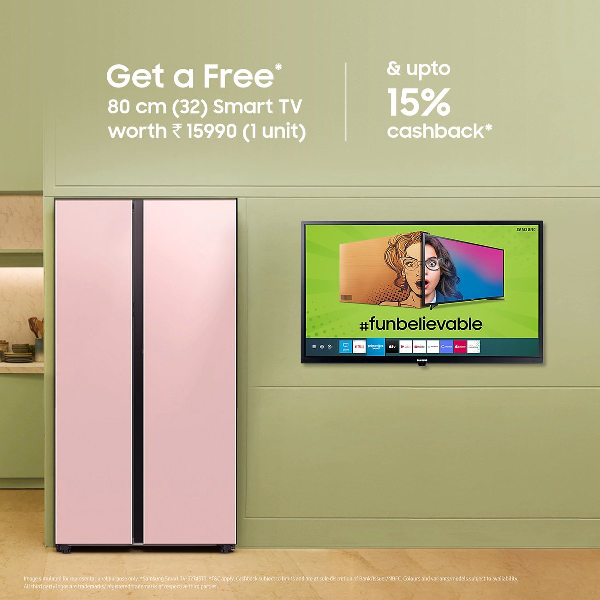 Samsung India on Twitter home a Bespoke Refrigerator today