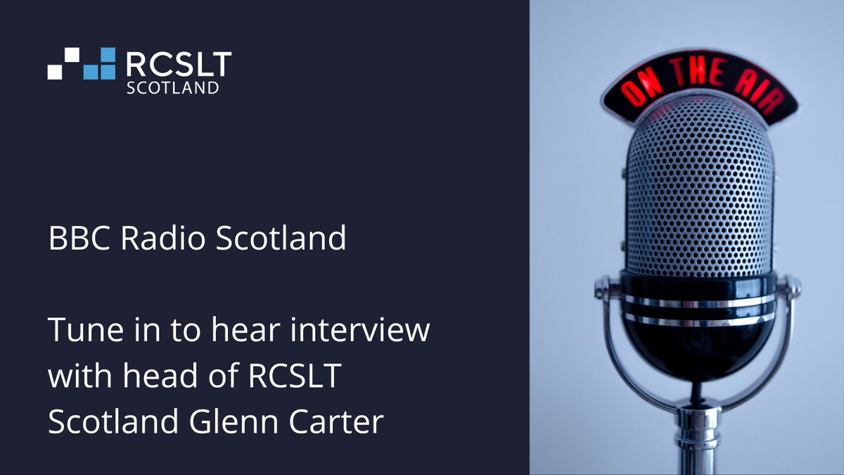 @Glennetal talks to @BBCScotlandNews about the urgent need to support the 275,000 children and young people in Scotland that have communication needs. @RCSLT @LolaCowie Listen here from 1:51:55 bbc.co.uk/sounds/play/m0…