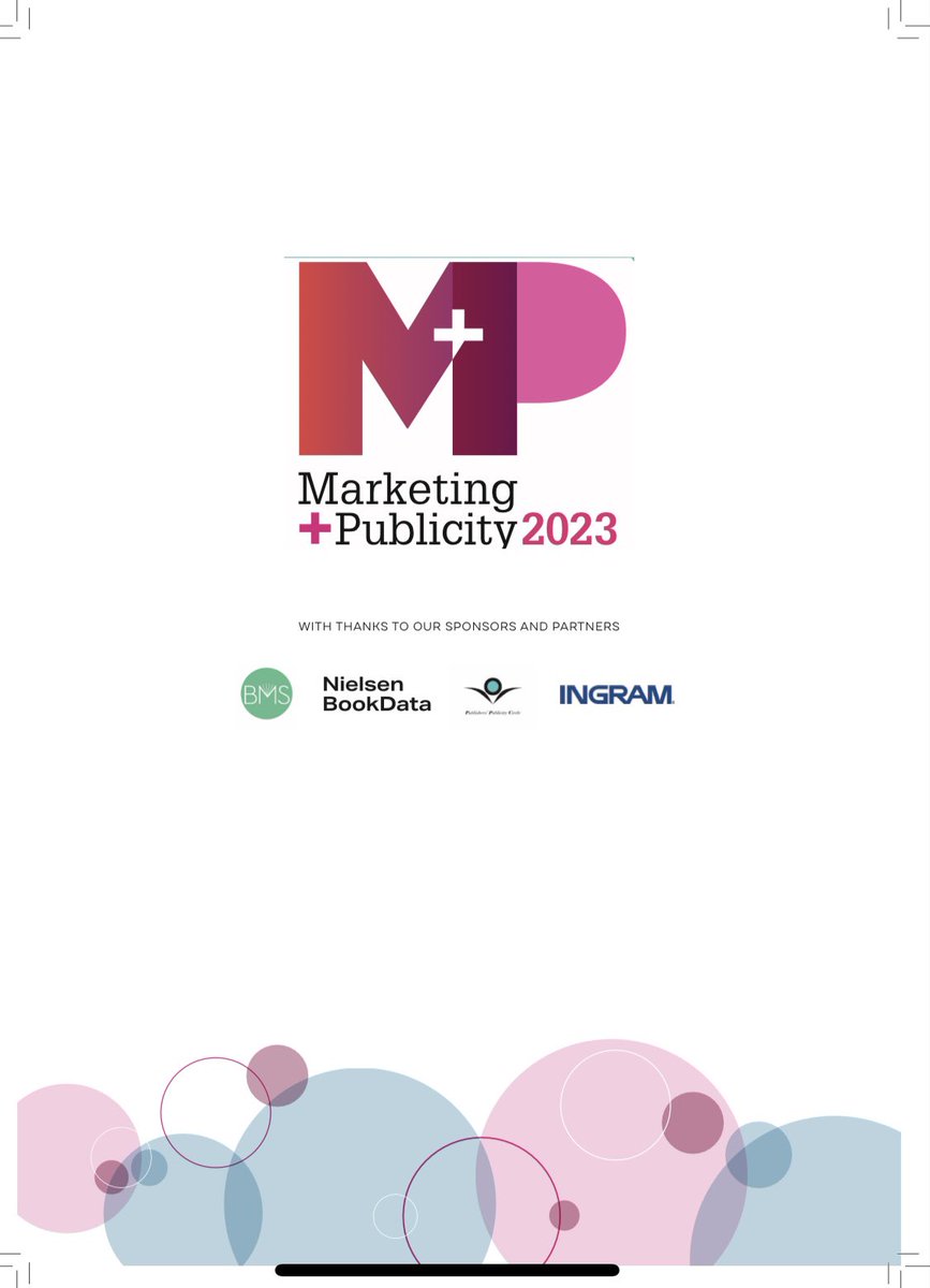 There are some seriously brilliant, guaranteed-to-inspire speakers and panelists in this year’s @thebookseller #MPConf23 programme. Bring on Monday!